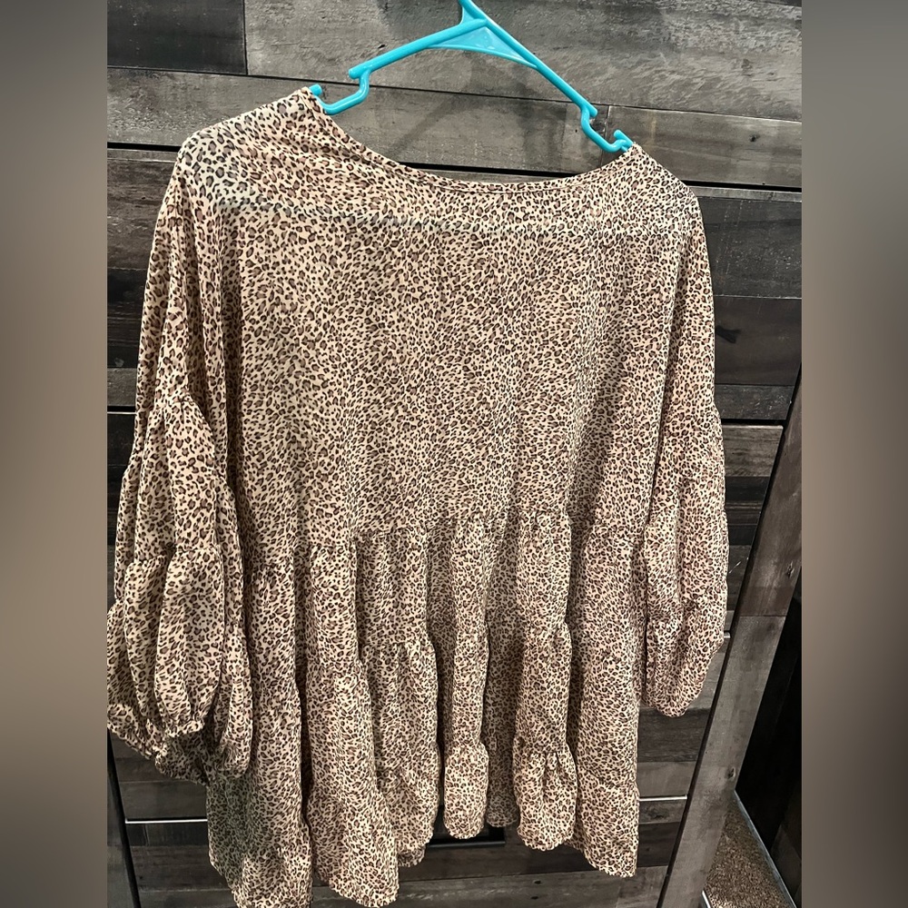 Leopard Print Blouse